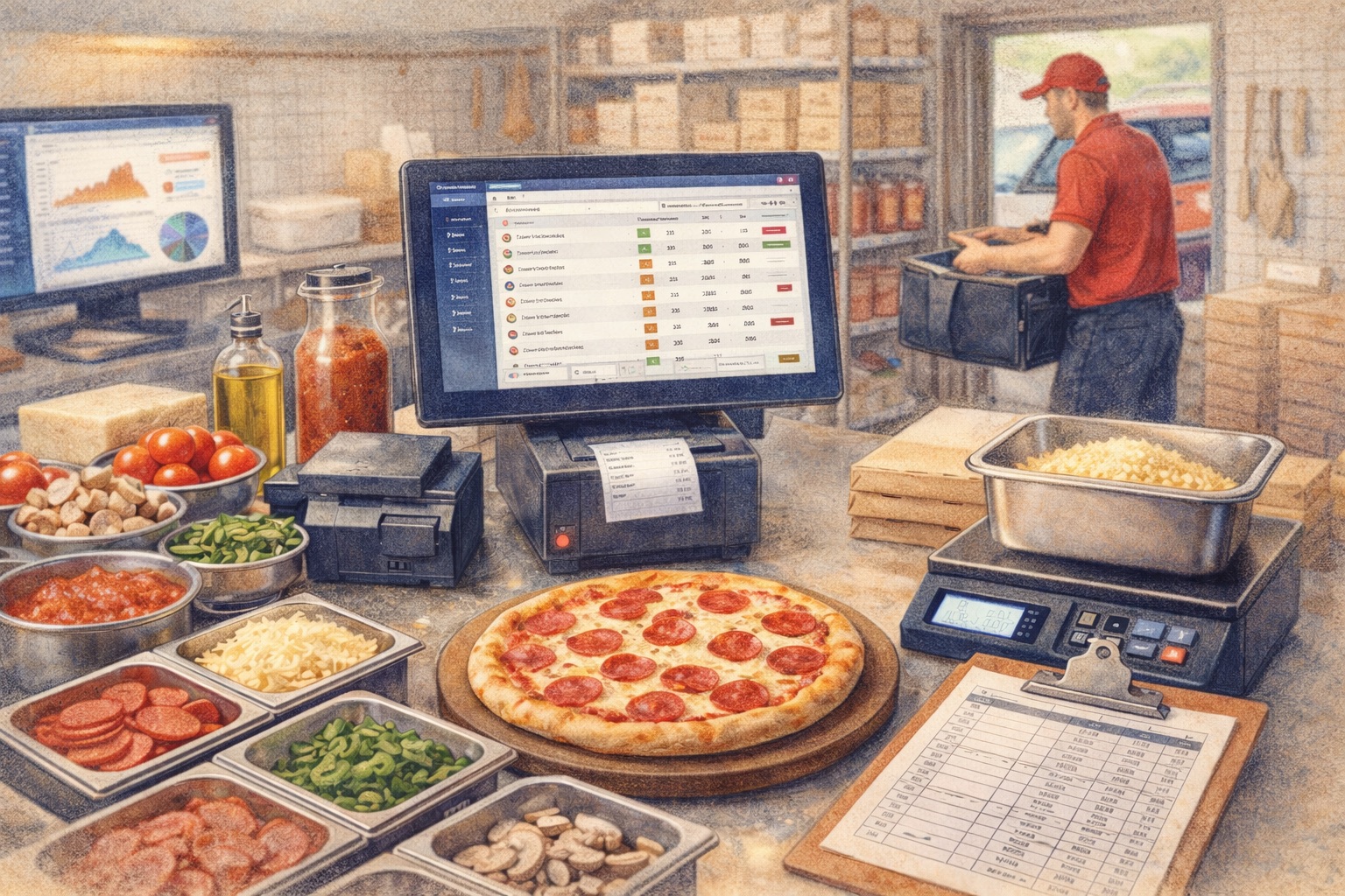 Inventory Management for Pizza Restaurants: How Adora POS Controls Food Costs at Scale