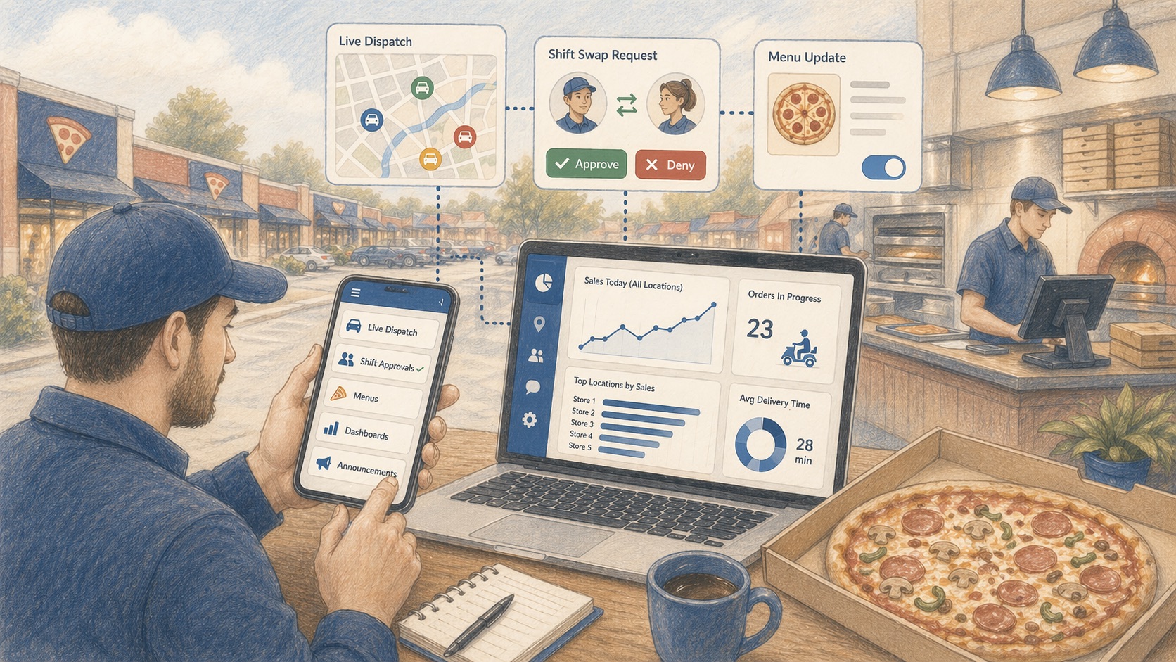 The Growth Ceiling for Pizza Operators Used to Be Physical. Here's What Changed.