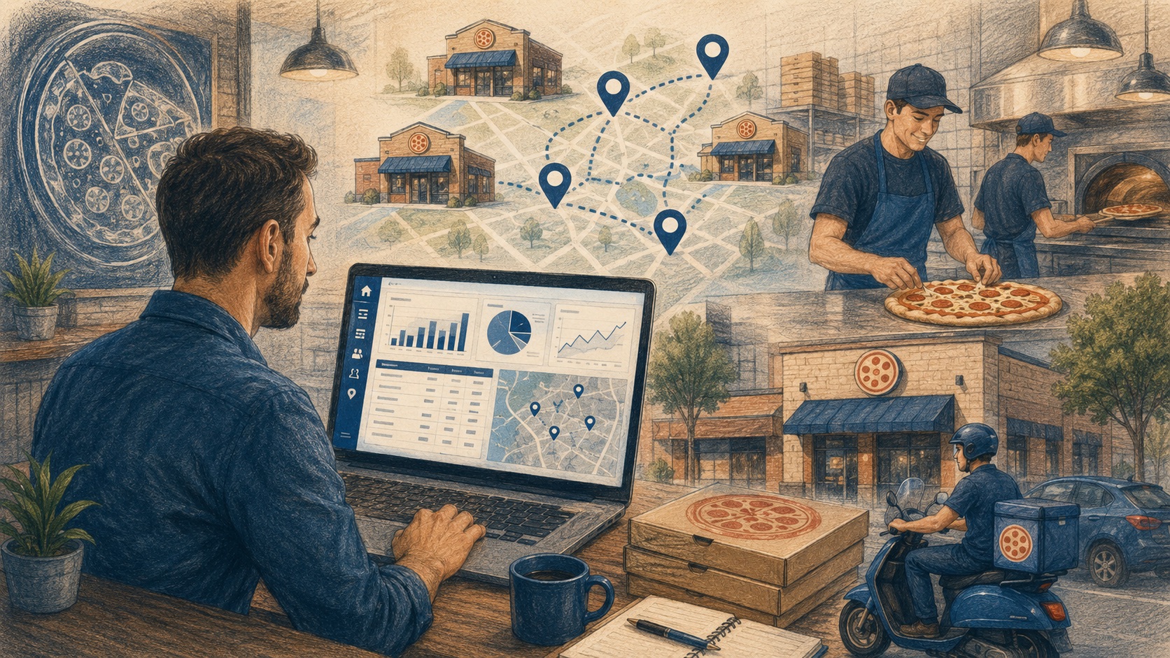 How Multi-Location Pizza Chains Manage 20 Stores Without Losing Their Mind